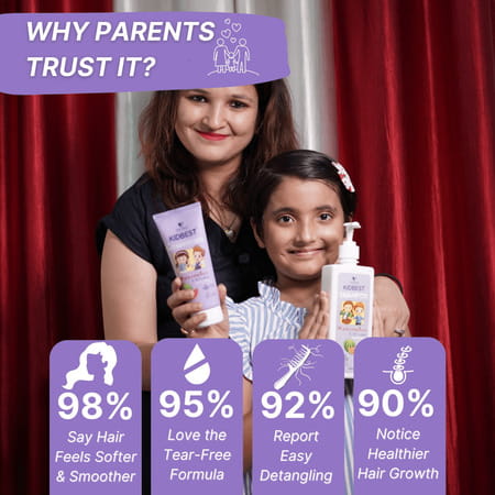 Healthbest Kidbest Conditioner For Kids|Nourishing Hair|Hair Smoothing|Watermelon Flavor|200g