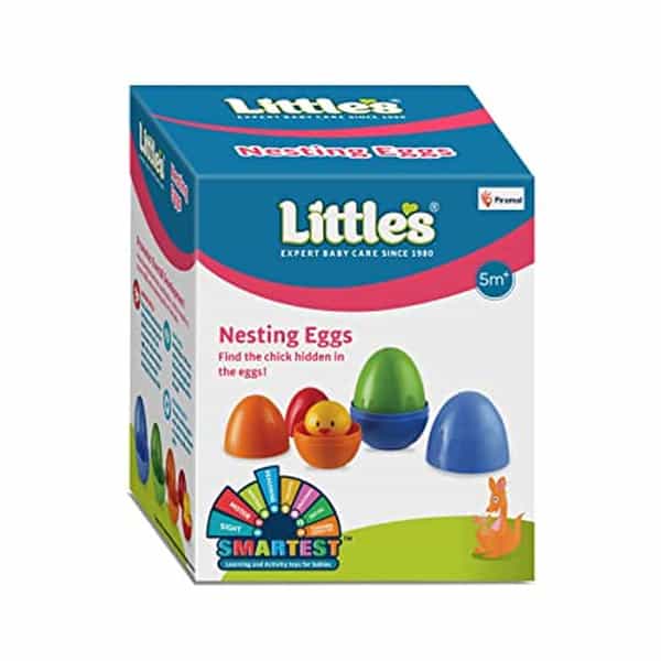 Little's Nesting Eggs I Activity Toy For Babies I Develops Motor & Reasoning Skills X Pack Of 6