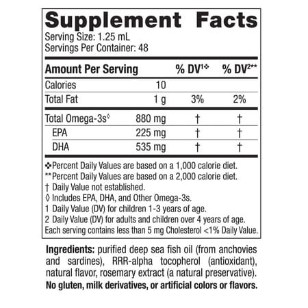 Nordic Naturals Children'S Dha Xtra Omega 3 Arctic Cod Liver Fish Oil For Kids Berry Punch 60 Ml