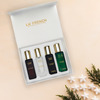 La French Classic Luxure Oud, White Gold, Black Gold, 0.6 Eau De Parfum Gift Set 4 X 20Ml For Unisex