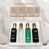 La French Classic Luxure Oud, White Gold, Black Gold, 0.6 Eau De Parfum Gift Set 4 X 20Ml For Unisex