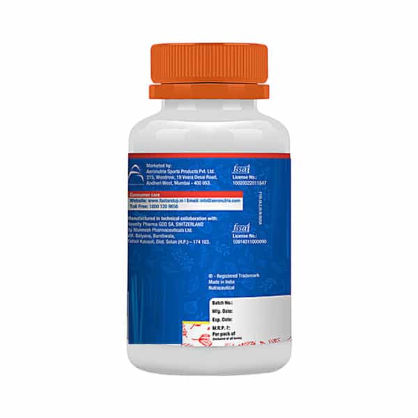 Fast&Up Plant Based Vegan Joint Care With Natural Rosehip (120 Tablets)
