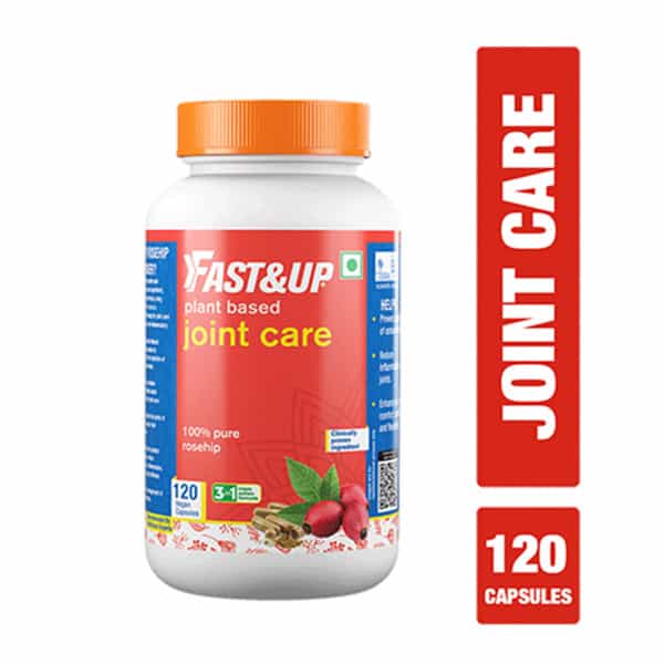 Fast&Up Plant Based Vegan Joint Care With Natural Rosehip (120 Tablets)