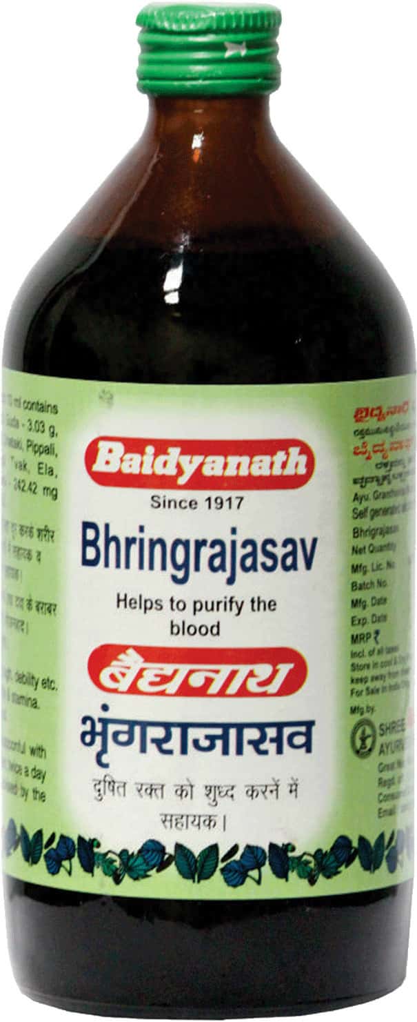 Baidyanath Asli Ayurved Bhringrajasava 450 Ml (pack Of 2)