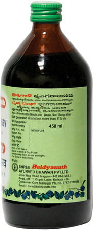 Baidyanath Asli Ayurved Bhringrajasava 450 Ml (Pack Of 2)