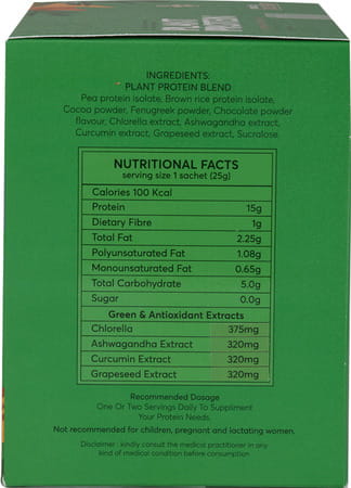 Welocity Booster'S Plant Protein- Nutritional Plant Based Protein From Peas Bown Rice Isolates