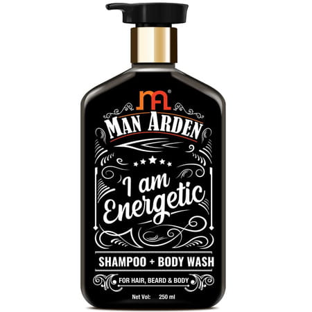 Man Arden I Am Energetic Shampoo + Body Wash No Sulphate No Paraben 250 Ml