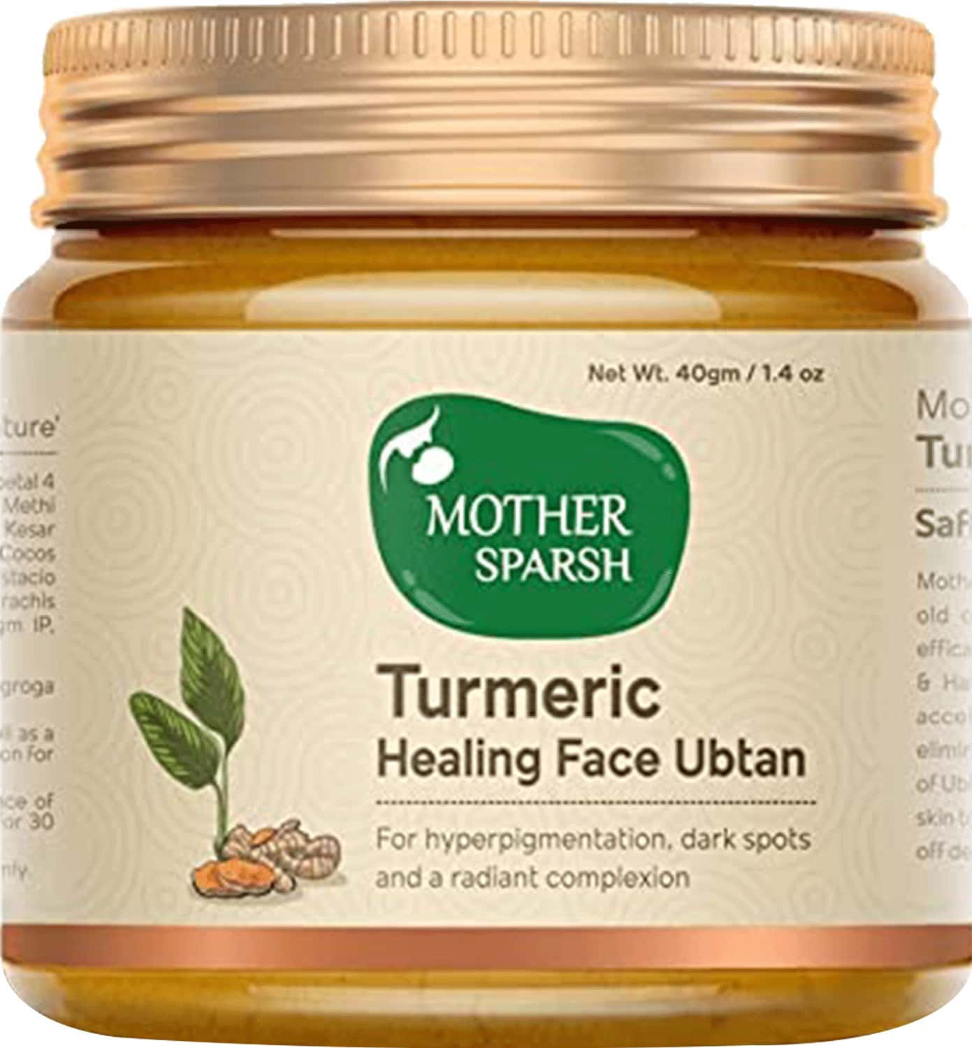 Mother Sparsh Turmeric Healing Face Ubtan Powder For Dark Spots & Radiance-40gm
