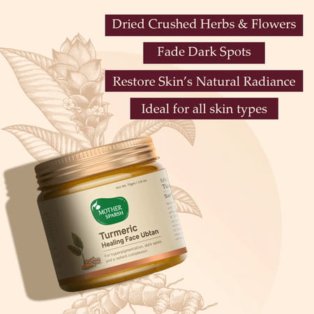 Mother Sparsh Turmeric Healing Face Ubtan Powder For Dark Spots & Radiance-40gm