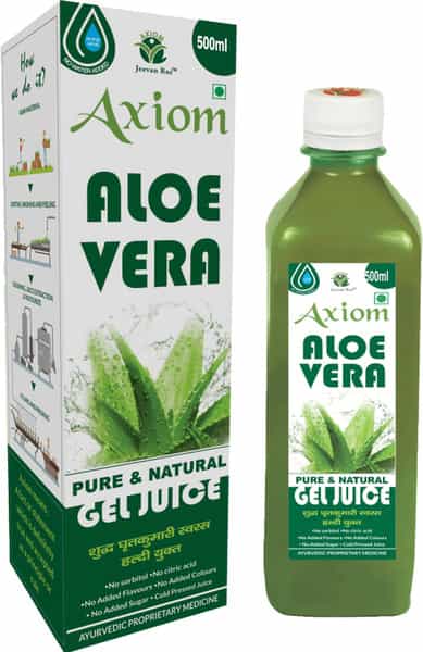 Axiom Aloevera Juice For Glowing Skin And Hair|Immunity Booster|Made With Aloe Vera - 500Ml