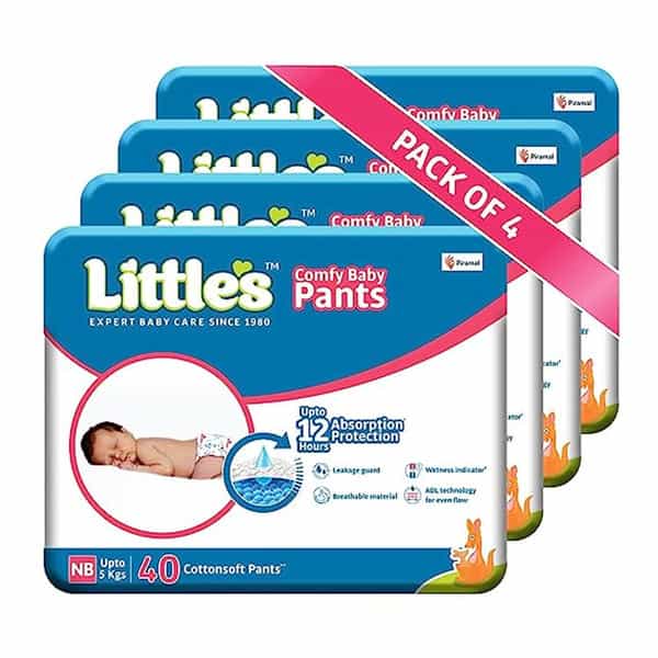 Buy LITTLES NEW BORN DIAPERS PACK OF 4 Online & Get Upto 60 OFF at