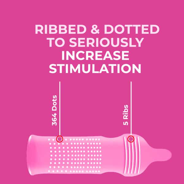 Nottyboy 3Inone - Ribbed Dotted Contoured Condoms 10