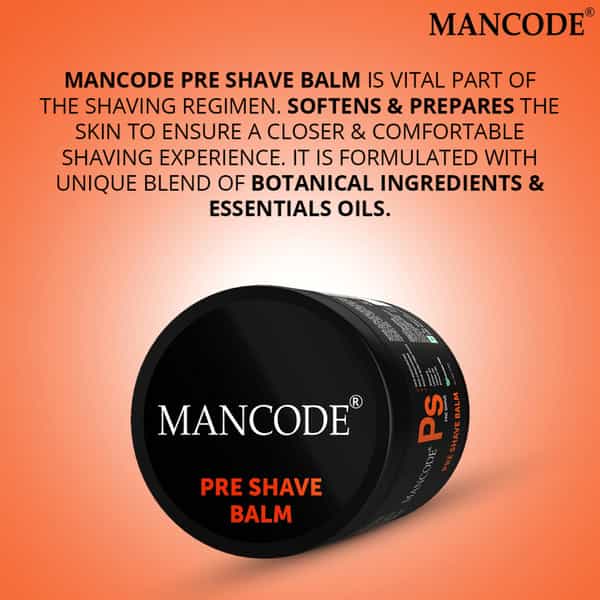 Mancode Pre Shave Balm | 100Gm