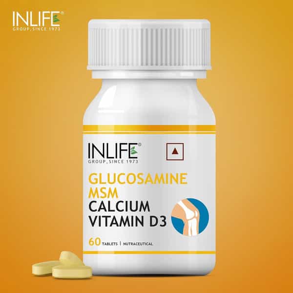 Inlife Glucosamine Tablets For Dogs & Cats 60 Tablets Pet Health Supplements (750 Mg)