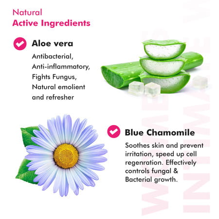 Raw Essentials Intimate Wash For Women Relieves Itchiness & Odour | Prevents Fungal Growth - 150ml