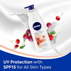Nivea Visible Tan Reduction Natural Glow Cell Repair Body Lotion Spf 15 | Bottle Of 400Ml