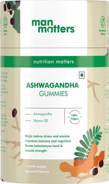 Man Matters Nourish Ashwagandha Gummies 60N