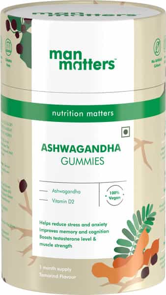 Man Matters Nourish Ashwagandha Gummies 60N