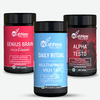 Wishnew Wellness Daily Ritual Multivitamin Men 18+ + Alpha Booster Of Testo + Genius Brain