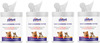 Petvit Wipes Combo Nose And Paw + Cleansing & Grooming + Ear Cleansing +Eye Tear Stain 50 Wipes Each