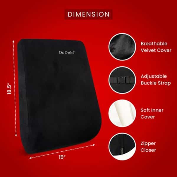 Dr Ortho Premium Orthopaedic Back Rest