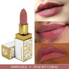 Just Herbs Ayurvedic Lipstick-09 Peachy Coral (Half - Size)