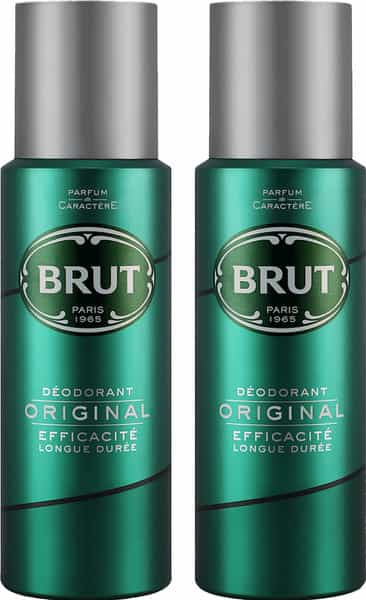 Brut Original Deodorant Spray For Men Long-Lasting Fragrance 200 Ml(Pack Of 2)