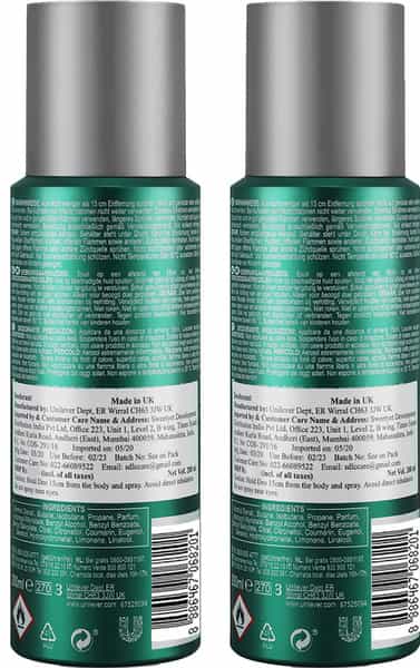 Brut Original Deodorant Spray For Men Long-Lasting Fragrance 200 Ml(Pack Of 2)
