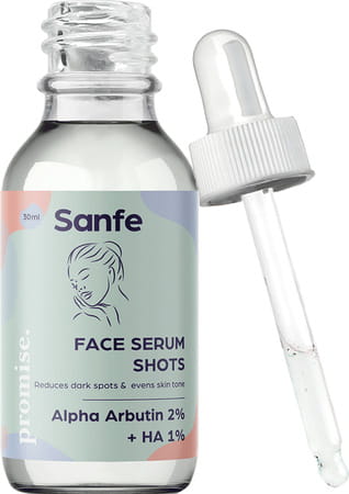 Sanfe Promise 2% Alpha Arbutin Face Serum Shots For Pigmentation & Dark Spots Removal 30ml