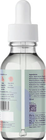 Sanfe Promise 2% Alpha Arbutin Face Serum Shots For Pigmentation & Dark Spots Removal 30ml