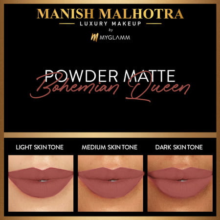 Myglamm Manish Malhotra Beauty Powder Matte Lipstick-Bohemian Queen
