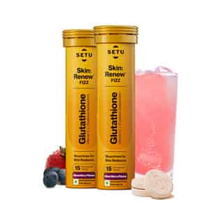 Setu Skin Renew- 30 Effervescent Tablets (pack Of 1)| Glutathione With Vitamin C|mixed Berry Flavour