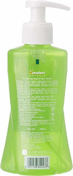 Himalaya Purifying Neem Face Wash | Pump Bottle | 200 Ml