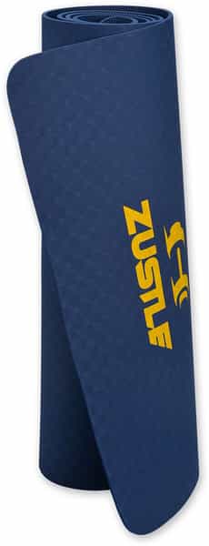 Zustle Extra Thick Yoga Mat 10 Mm- Navy Blue