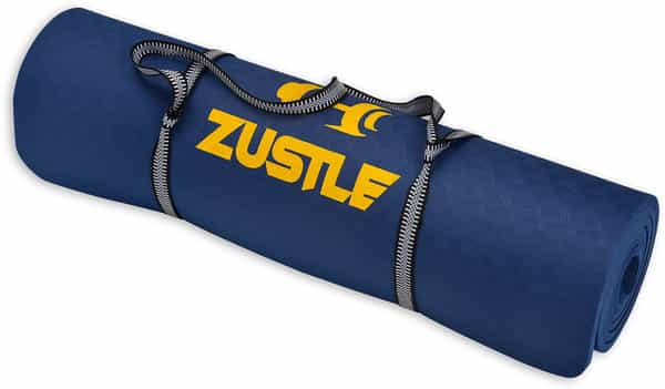 Zustle Extra Thick Yoga Mat 10 Mm- Navy Blue