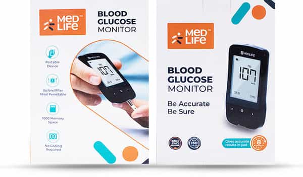Medlife Glucometer Kit With 25 Strips