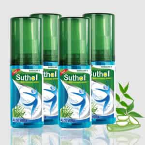 Boroline Suthol Aloe Vera Antiseptic Spray 100ml X 4