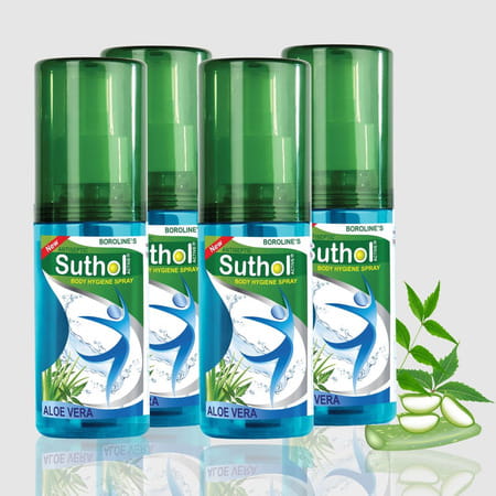 Boroline'S Suthol Active Aloe Vera Antiseptic Spray 100ml X 4
