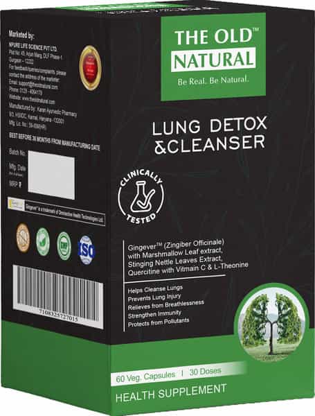 The Old Natural Lung Detox - Smokers & Pollution For Lung Cleansing- 60 Tablets