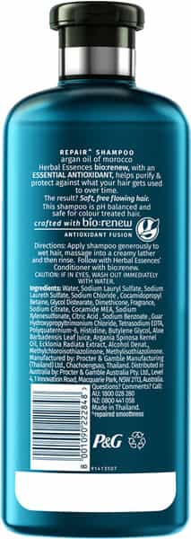 Herbal Essences Bio Renew Repair Herbal Oil Of Morocco Shampoo - 400Ml