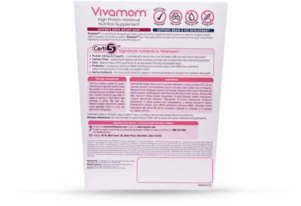 Vivamom Kesar Badam Maternal Nutrition Drink Refill Of 200 G