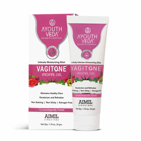 Ayouthveda Vagitone Vaginal Gel With Amla & Aloe Vera To Prevent Odor | Itchiness & Dryness 50 Gm