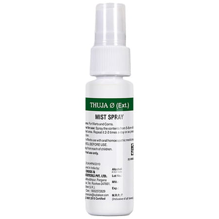 Baksons Homoeopathy Thuja Mist Spray 30 Gm