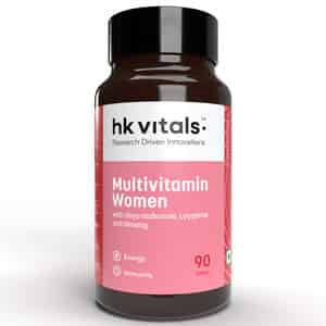 Hk Vitals Multivitamin For Women (90 Tablets) | Zinc | Vitamin C | Vitamin D
