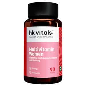 Hk Vitals Multivitamin For Women (90 Tablets) | Zinc | Vitamin C | Vitamin D