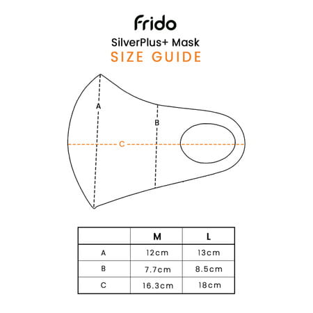 Frido Ultra Comfortable Silver+ Unisex 2 Gray + 2 Black Face Mask Combo|Large Size|Reusable|Imported