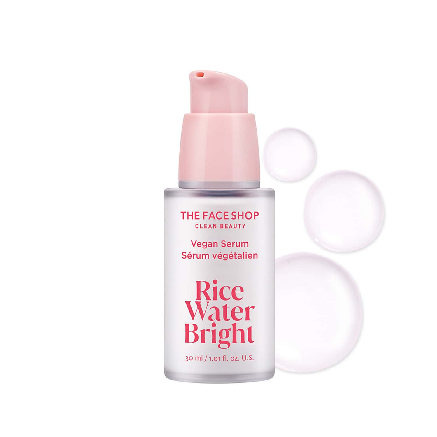 The Face Shop Rice Water Serum | Niacinamide & Ha | Brightens | Fades Blemishes/acne Marks - 30ml