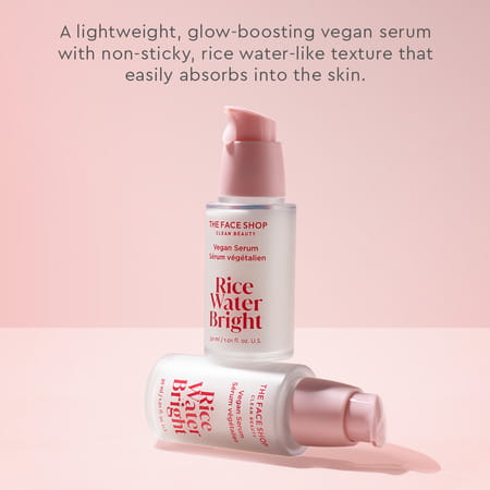 The Face Shop Rice Water Serum | Niacinamide & Ha | Brightens | Fades Blemishes/Acne Marks - 30ml