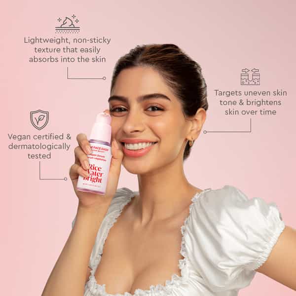 The Face Shop Rice Water Serum | Niacinamide & Ha | Brightens | Fades Blemishes/Acne Marks - 30Ml