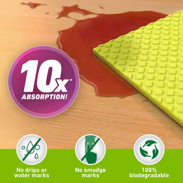 Scotch-Brite Multi-Purpose Easy To Use Kitchen Cleaning Sponge Wipe-Large-1 Piece
